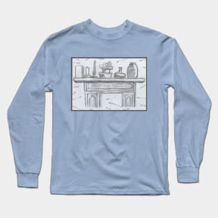 Antique Fireplace Long Sleeve T-Shirt